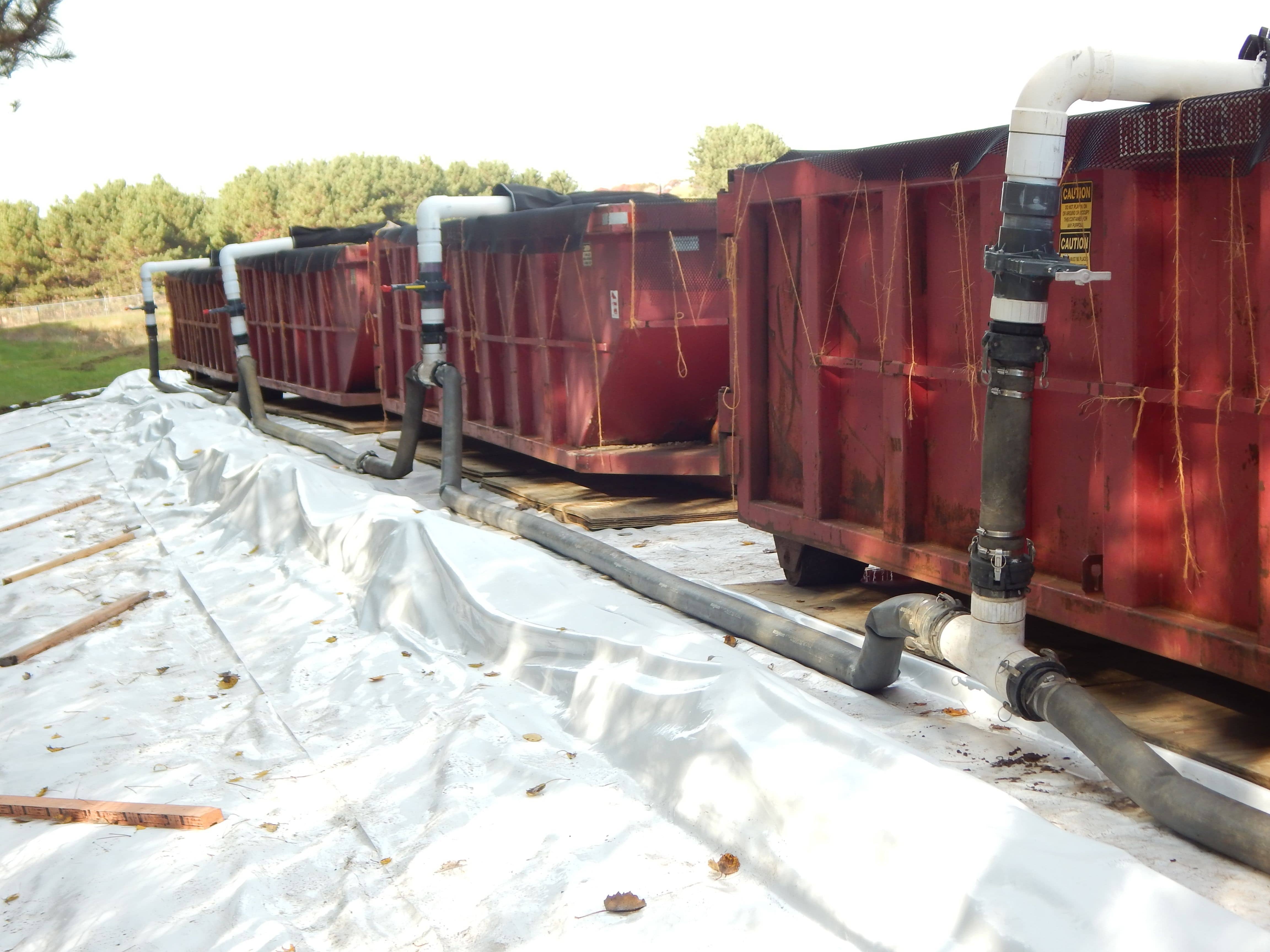 Red Dewatering Boxes